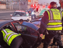 La Comisaría de la Policía Vial Jalisco decidió suspender el contraflujo en avenida López Mateos ante un choque vehicular que se presentó en la vialidad. ESPECIAL