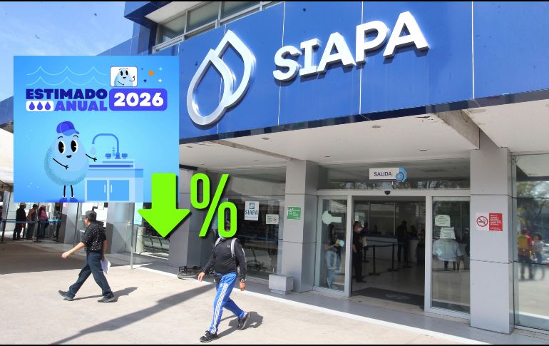 Esta es la forma en que puedes obtener un descuento en el pago anual de los servicios del Siapa. EL INFORMADOR / ARCHIVO