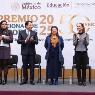 Claudia Sheinbaum entrega el Premio Nacional del Deporte 2025