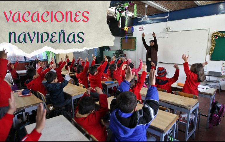 Millones de estudiantes a lo largo y ancho de México esperan con gran emoción el final de la primera parte del ciclo escolar 2025-2026. ESPECIAL / EL INFORMADOR y CANVA