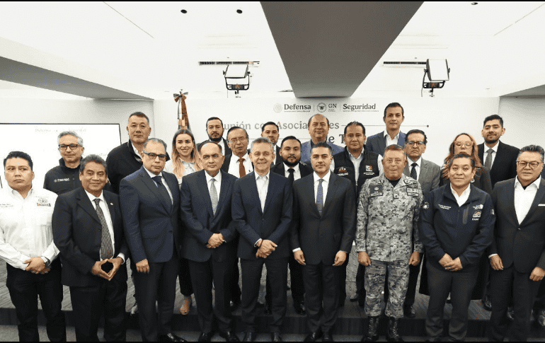 Omar García Harfuch agradeció la participación del sector y escuchó detalladamente sus peticiones. CORTESÍA