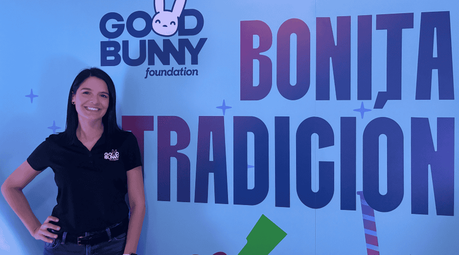 La coordinadora de desarrollo de la Fundación Good Bunny, Camila Vega. EFE/ E. ALAEJOS