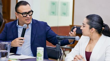 Manuel Herrera expuso ante el Congreso los avances y pendientes de la política energética estatal durante la glosa del informe de gobierno. ESPECIAL