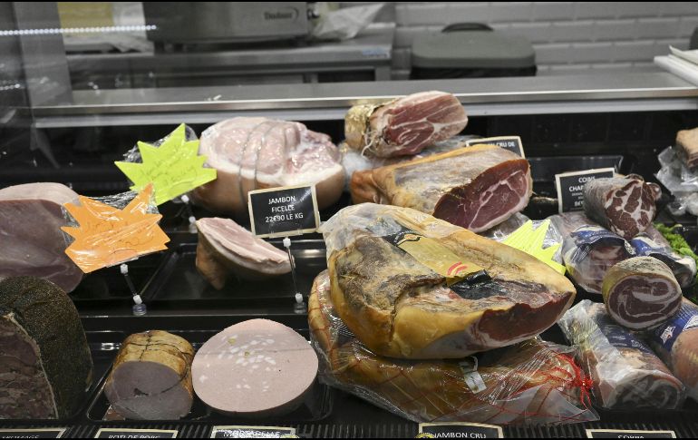 España es el mayor distribuidor europeo de productos de cerdo en México, donde son muy populares los jamones curados y otras carnes frías. AFP / ARCHIVO