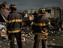El incendio fue controlado durante la madrugada por el cuerpo de Bomberos de Nuevo León, y brigadistas de Protección Civil del Estado y de los municipios de Pesquería, Apodaca, Monterrey y Juárez. FACEBOOK / Protección Civil Nuevo León