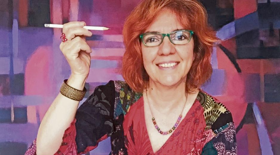 Elena Ospina, cuyo trazo silencioso se ha convertido en una forma de conciencia, comparte en Guadalajara su obra más reciente. ESPECIAL