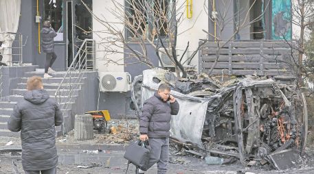 La capital ucraniana fue blanco principal de la agresión rusa. EFE