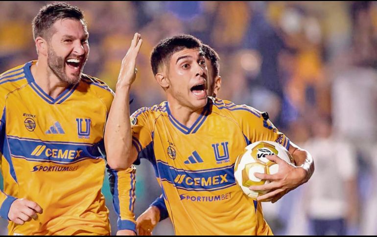 Juan Brunetta marcó dos tantos en el partido. ESPECIAL