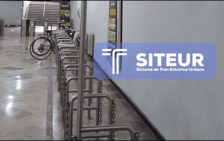 En las estaciones subterráneas de la Línea 1 y la Línea 2 hay 388 ciclopuertos para que los usuarios puedan resguardar sus bicicletas de forma segura. EL INFORMADOR/L. Borja