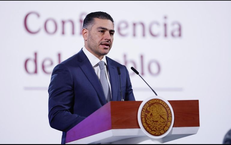 El titular de la SSPC resaltó que el trabajo entre instituciones ha permitido detener a 932 personas por delitos de alto impacto. EFE/S. Gutiérrez