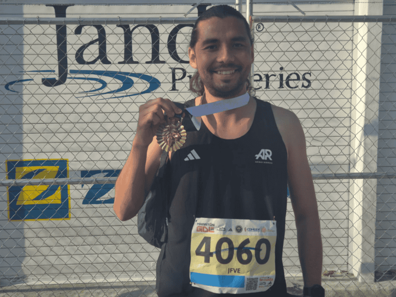 Juan Alcalá, uno de los participantes del Maratón Internacional de Guadalajara. EL INFORMADOR/O. González 
