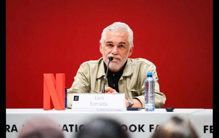 Sobre el escenario estaban Luis Estrada —director que ha construido una filmografía crítica y feroz sobre el país—, Alfonso Herrera, protagonista de 