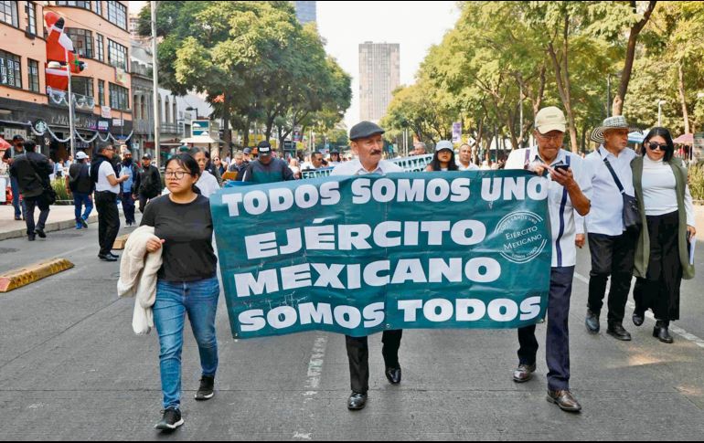 Los militares en retiro consideran que su pensión no les da para vivir dignamente. EL UNIVERSAL