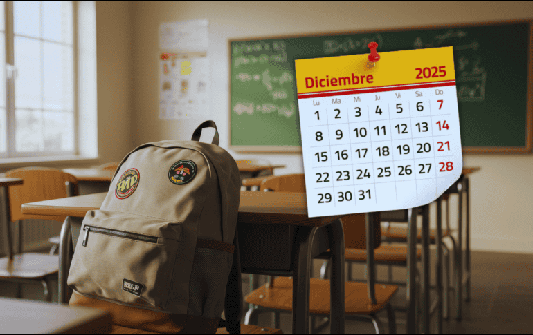 De acuerdo con el calendario emitido por la SEP, el periodo vacacional de diciembre inicia el 22 de diciembre y finaliza el 6 de enero. ESPECIAL / CANVA