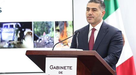 Omar García Harfuch afirmó que “la seguridad en Michoacán es una prioridad nacional”. EFE/Secretaría de Seguridad y Protección Ciudadana