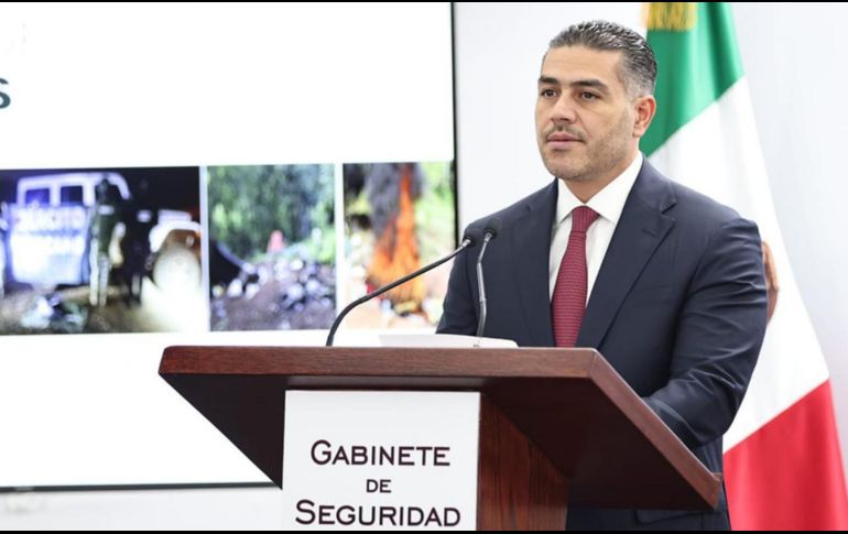 Omar García Harfuch afirmó que “la seguridad en Michoacán es una prioridad nacional”. EFE/Secretaría de Seguridad y Protección Ciudadana