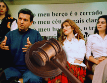 En ese juicio, Gloria Trevi y Mary Boquitas fueron exoneradas, mientras que Sergio Andrade recibió una condena notablemente reducida. AFP / ARCHIVO