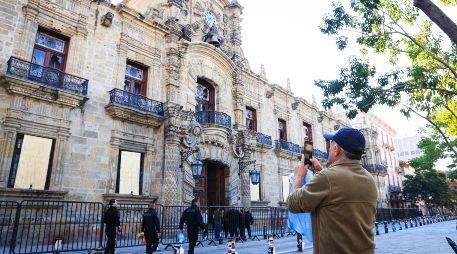 El pasado 15 de noviembre, después de la protesta matutina, distintos sujetos comenzaron a generar disturbios en la zona de Plaza de Armas y el Palacio de Gobierno. EL INFORMADOR / ARCHIVO