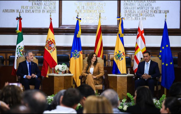También se firmó un memorándum de entendimiento para colaboración en temas estratégicos entre Guadalajara y Barcelona. EL INFORMADOR / J. Acosta