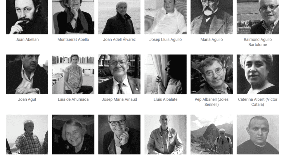 Autores y Autoras de la literatura catalana. ESCRIPTORS.CAT/ESPECIAL