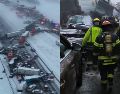 Este accidente ocurrió en medio de una amplia franja de alertas por tormenta invernal que se extiende desde Montana hasta Ohio. ESPECIAL