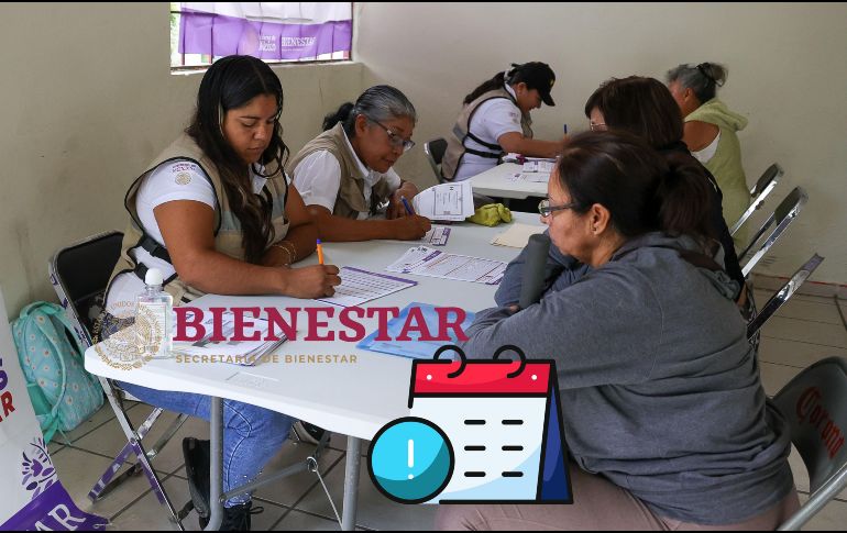 La secretaria de Bienestar, explicó que el registro se realiza de acuerdo con la letra inicial del primer apellido. EL INFORMADOR / ARCHIVO