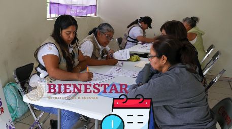 La secretaria de Bienestar, explicó que el registro se realiza de acuerdo con la letra inicial del primer apellido. EL INFORMADOR / ARCHIVO