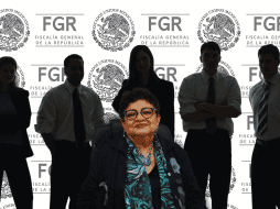 Ernestina Godoy Ramos, encargada de despacho de la Fiscalía General de la República (FGR), también participa por la titularidad. ESPECIAL / CANVA / SUN / ARCHIVO