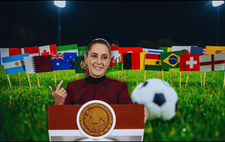 Sheinbaum confirmó que no asistirá a la inauguración del Mundial de Futbol FIFA 2026. EFE / J. Méndez