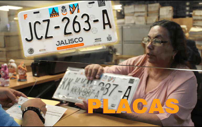 Se estima que durante diciembre se sustituyan alrededor de 150 mil placas, lo que permitirá llegar a la meta proyectada del millón de láminas en 2025. ESPECIAL/Gobierno de Jalisco