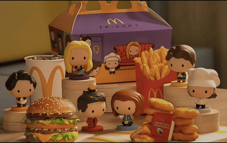 Los personajes llegan con detalles icónicos de la serie, convirtiendo la nueva colección en un homenaje nostálgico para los seguidores de Friends. INSTAGRAM/@mcdonaldsmx/ESPECIAL