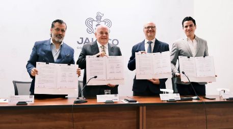 PLAi, el Fideicomiso Ciudad Creativa Digital (FCCD) y el Instituto COINCyDES A.C. formalizaron la colaboración mediante la firma de un memorándum de entendimiento. CORTESÍA.