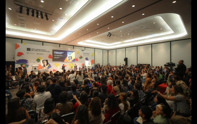 Gael García Bernal en la Feria Internacional del Libro de Guadalajara. EL INFORADOR/A.NAVARRO