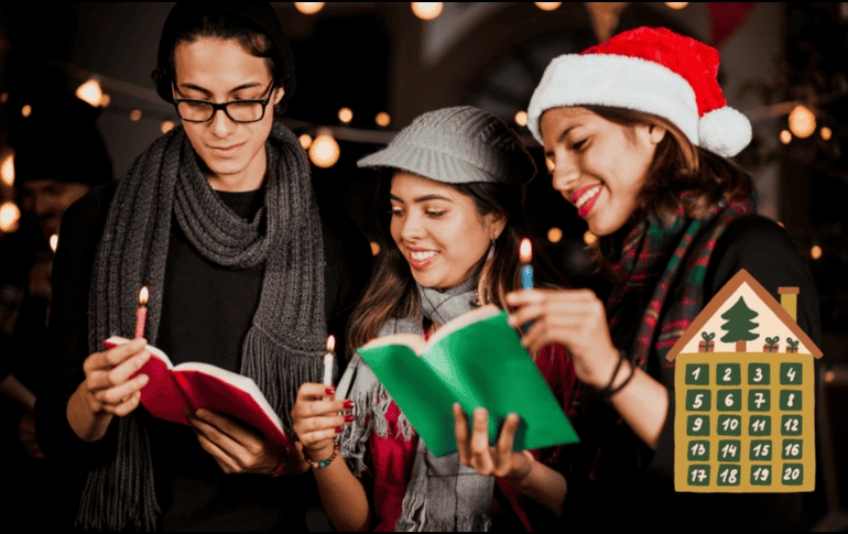 Cada noche se inicia con una procesión en la que los participantes, con velitas o luces, entonan los tradicionales cantos para pedir posada. CANVA