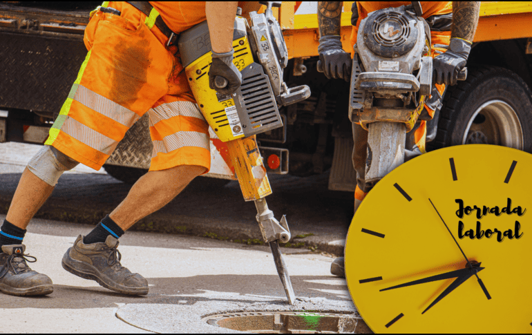 La jornada laboral será reducida de 48 horas que se trabaja actualmente en México, a 40, pero se implementará de forma gradual. ESPECIAL / CANVA