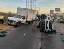La Policía Vial informó que, tras el percance, el operativo con carriles a contraflujo permanece suspendido desde el Anillo Periférico hasta El Palomar. ESPECIAL