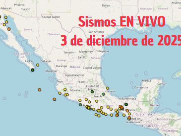 Sismos en México | EN VIVO | 3 de diciembre de 2025. ESPECIAL / SSN