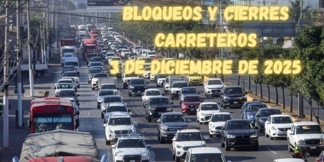 Bloqueos y cierres carreteros en México HOY | EN VIVO | 3 de diciembre ...