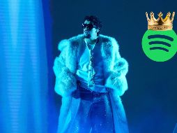 Con 19 mil 800 millones de reproducciones, Bad Bunny vuelve a ser el artista más escuchado en Spotify. AP / ARCHIVO