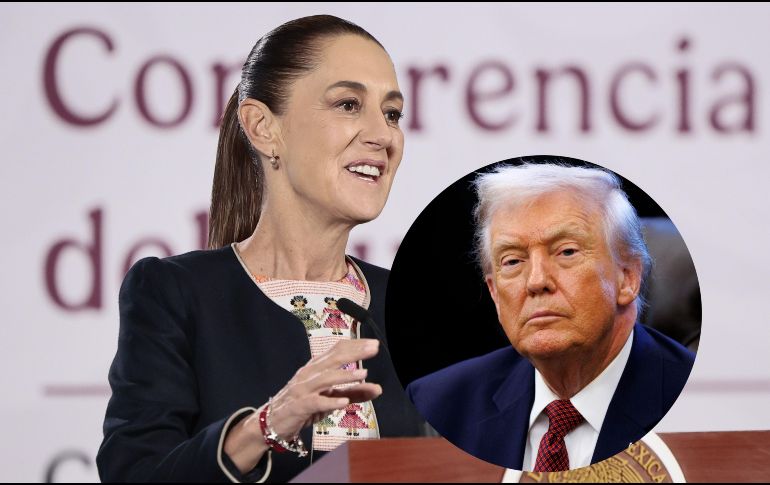 Sheinbaum detalló que pasarán la noche en un hotel de Washington y por la mañana se dirigirán al Kennedy Center donde se realizará el sorteo de la FIFA. EFE / J. MÉNDEZ / W. OLIVER