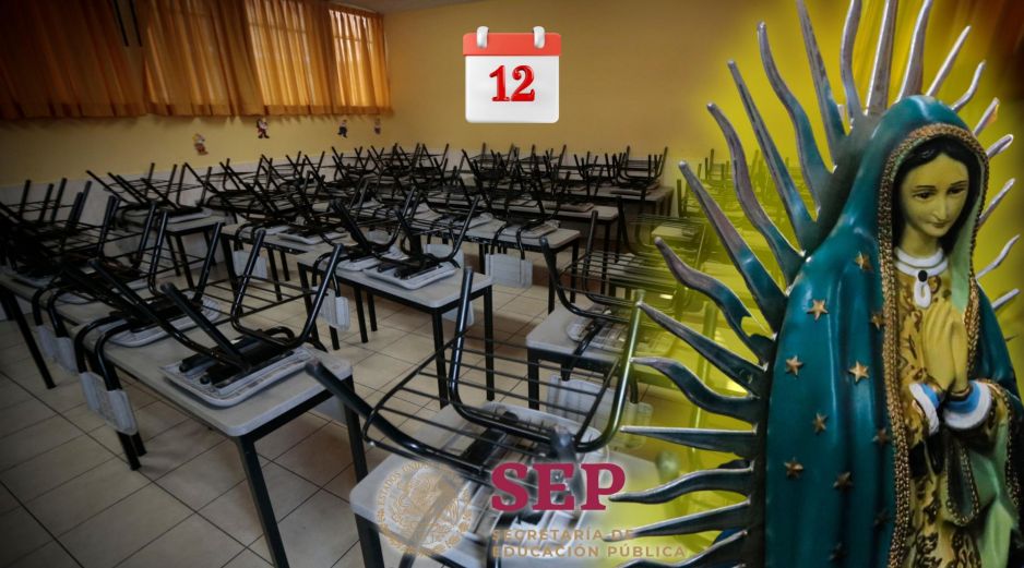 El 12 de diciembre, en México, se celebra con gran devoción el Día de la Virgen de Guadalupe, pero no es contemplada una efeméride para la SEP. ESPECIAL / EL INFORMADOR y CANVA