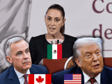 Las reuniones, que se prevén breves, ocurrirán después de que Trump indicó que posiblemente dejará expirar el T-MEC. EFE/EPA/J. Méndez/W. Oliver/S. Thew