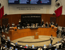 La presidenta de la Mesa Directiva del Senado, Laura Itzel Castillo, informó que se recibió la minuta y de inmediato ordenó la dispensa de los trámites para iniciar la discusión de la misma. SUN / D. SIMÓN