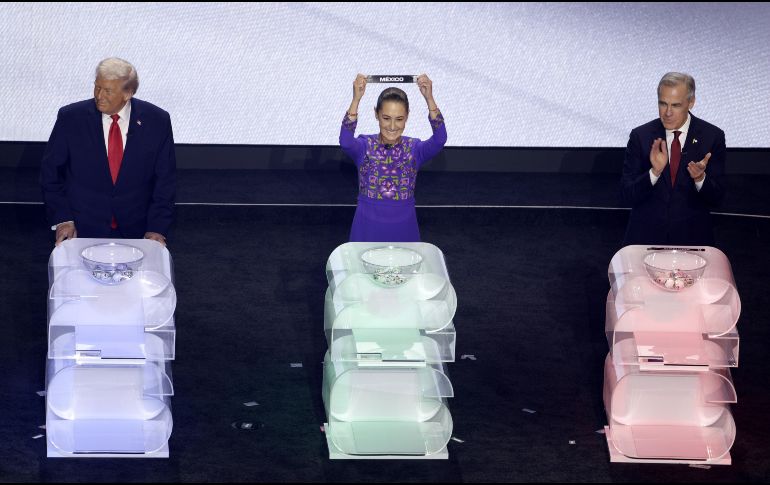 A diferencia de su asistencia para este sorteo de la Copa del Mundo, la Presidenta no estará en la inauguración del Mundial 2026. EFE/S. THEW