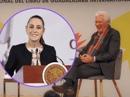 Richard Gere le reconoció a Sheinbaum su manera para lidiar con su homólogo Donald Trump. EL INFORMADOR / EFE / ARCHIVO