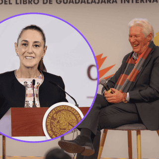 Sheinbaum fue elogiada por Richard Gere en la FIL
