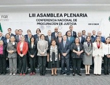 Ernestina Godoy participa en la Conferencia Nacional de Procuración de Justicia, donde fiscalías del país acordaron reforzar la investigación, el intercambio de información y la consolidación de sistemas. ESPECIAL