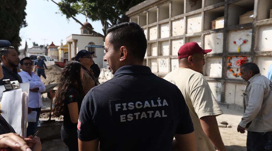 Los cuerpos fueron inhumados en el panteón tras la conclusión de los protocolos establecidos por la Comisión de Inhumación, las Personas Fallecidas Sin Identificar (PFSI), y aquellas sin reclamar (PFSR). ESPECIAL / Seguridad Jalisco