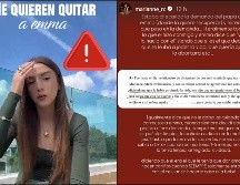 Esto denuncia Marianne Gonzaga en redes sociales sobre la custodia de su hija. ESPECIAL / INSTAGRAM marianne_rc / TIKTOK mariannerc