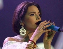 Ángela Aguilar se conmovió hasta las lágrimas al recibir el apoyo del público en su concierto de Los Ángeles. SUN/ARCHIVO